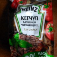 Кетчуп для стейка Heinz "Базилик и черный перец"