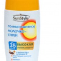 Солнцезащитное молочко-спрей SunStyle SPF-35 водостойкое