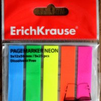 Пластиковые флажки с клеевым краем Erich Krause Neon