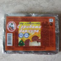 Сыр плавленный Вологодский молочный комбинат "С грибами для супа"