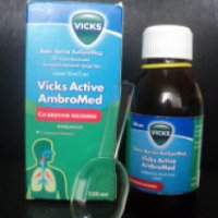 Отхаркивающее средство Vicks Актив Амбромед сироп