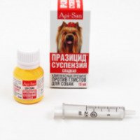 Комплексный препарат против глистов для собак Api-San "Празицид Суспензия 60"