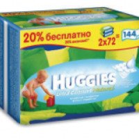 Детские влажные салфетки Huggies Ultra Comfort "Natural"