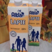 Молоко пастеризованное Alba 2,5 %