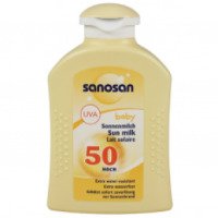 Солнцезащитное молочко Sanosan Baby SPF 50