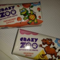 Детское крем-мыло туалетное твердое "Crazy zoo"