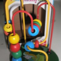 Развивающая деревянная игрушка OUBAOLOON HONG KONG TOYS MANUFACTURING TRADING LIMITEDМодуль Mini Spinning Beads