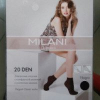 Элегантные носочки с комфортной резинкой и усиленным мыском MILANI