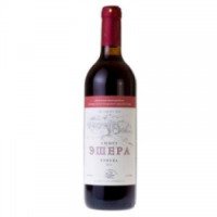 Вино полусухое красное Вина и воды Абхазии "Эшера"