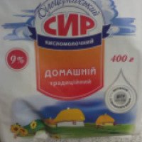 Кисломолочный сыр Белоцерковский молокозавод "Домашний" 9%