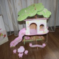 Домик на дереве для кукол ELC "Кукольный розовый дом"
