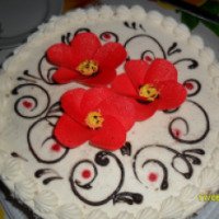 Торт Белая орхидея "Фламенко"
