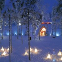 Экскурсия в ледяной ресторан (Финляндия, Рованиеми)