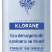Очищающая вода Klorane c экстрактом василька