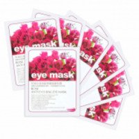 Тканевая маска для век Beauty Host Rose anti eyes bag eye mask
