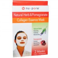 Коллагеновые маски для лица United Exchange Natural Herb & Pomegranate