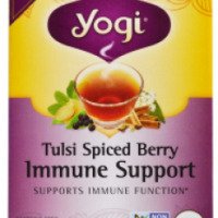 Чай для поддержки иммунитета Yogi Tulsi Spiced Berry Immune Support