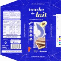 Шоколад Auchan Touche de Lait