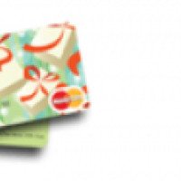 Пластиковая карта MasterCard Gift - подарочная карта от ВУЗ-Банка