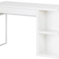 Компьютерный стол IKEA "Микке" с боковыми полками