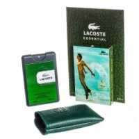 Мужские духи в кожаном чехле Lacoste Essential Pour Home