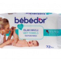Влажные салфетки для детей Bebedor