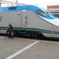 Поезд "Afrosiyob" Ташкент-Самарканд