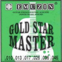 Струны для гитары Emuzin "Gold Star Master"
