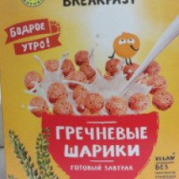 Готовый завтрак Компас здоровья "Гречневые шарики" Organic Breakfast