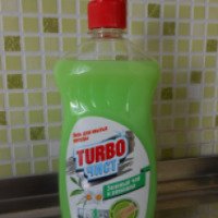 Гель для мытья посуды "Turbo чист" зеленый чай и ромашка