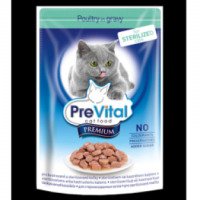 Корм для стерилизованных котов и кошек PreVital