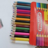 Цветные карандаши "Пифагор"