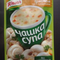 Грибной суп с сухариками Knorr "Чашка супа"
