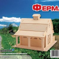 Сборная деревянная модель Мир деревянных игрушек "Летний домик"