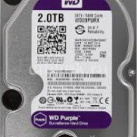 Жесткий диск Western Digital Purple 2TB 64MB 5400rpm WD20PURX