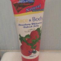 Скраб-гель для лица и тела CHN Natural Strawberry