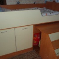 Детская кровать мини-приют Сканд-Мебель "Дюймовочка"