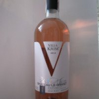 Вино полусладкое розовое Villa Krim "Shateau le Grand"
