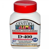 Витамины 21st Century Health Care D-400