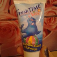 Детская зубная паста Fresh Time Bubble Gum