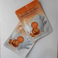Маска-перчатки для рук LS Cosmetic с улиткой