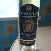 Вино Чандари "Цинандали" белое сухое