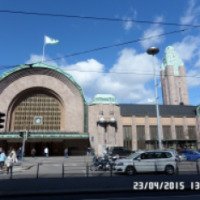 Железнодорожный вокзал Хельсинки (Финляндия)