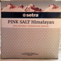 Соль Setra розовая гималайская