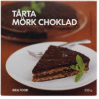 Миндальный пирог с темным шоколадом Ikea Tarta Mork Choklad