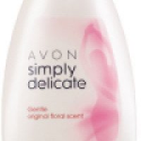Очищающий гель для женской интимной гигиены Avon Simply Delicate с цветочным ароматом