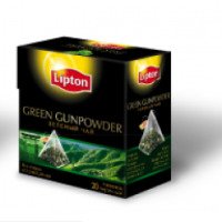 Чай зеленый "LIPTON" Green Gunpowder в пирамидках