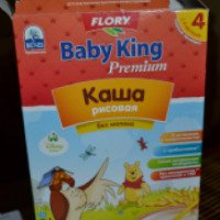 Детская рисовая безмолочная каша Flory Baby King Premium