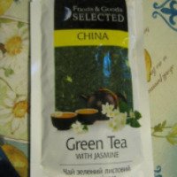 Чай зеленый листовой с жасмином Foods&Goods Selekted Green Tea with jasmine