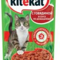 Консервированный корм Kitekat для взрослых кошек